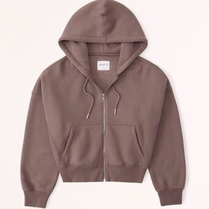 Abercrombie Essential Ribbed Sunday Hooded Full Zip